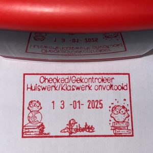 Owl 2 - 24mmx41mm adjustable date stamp