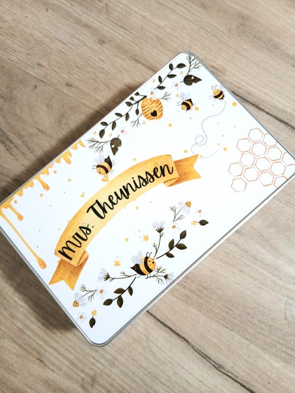 Teacher tin with separate lid - Image 3