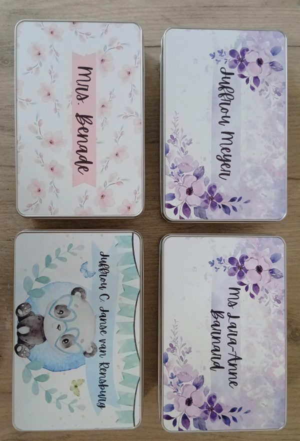 Teacher tin with separate lid - Image 9