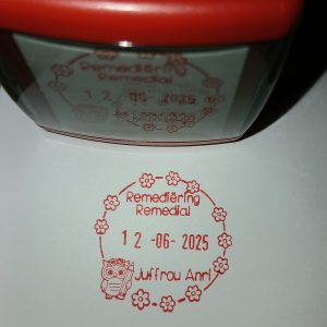 Owl 32mmx32mm adjustable date stamp