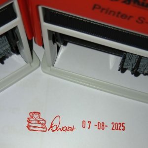 Books 10mmx45mm adjustable date stamp