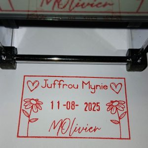 Heavy Duty 30mmx50mm adjustable date stamp