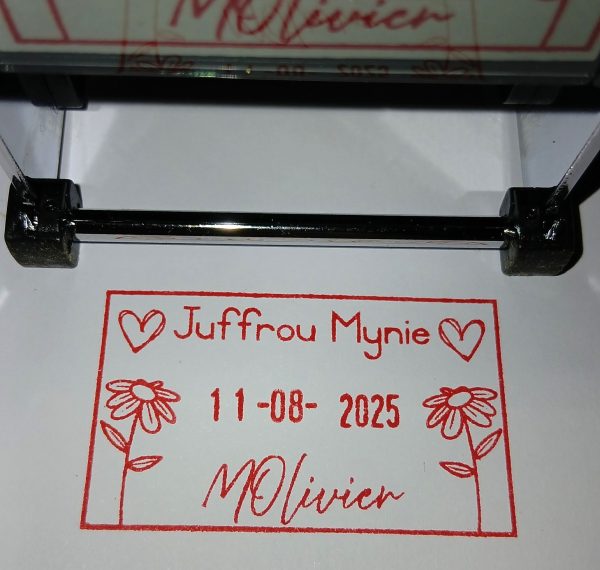 Heavy Duty 30mmx50mm adjustable date stamp