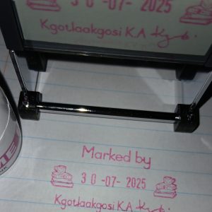 30mmx50mm Heavy Duty adjustable date stamp