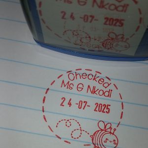 Bee 32mmx32mm adjustable date stamp