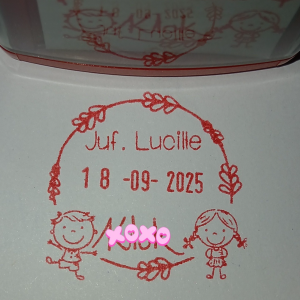 Kids 32mmx32mm adjustable date stamp