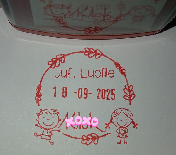 Kids 32mmx32mm adjustable date stamp