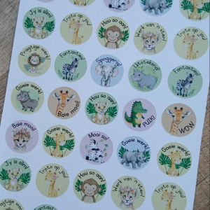 Wilde Diere Plakkers - Afrikaans