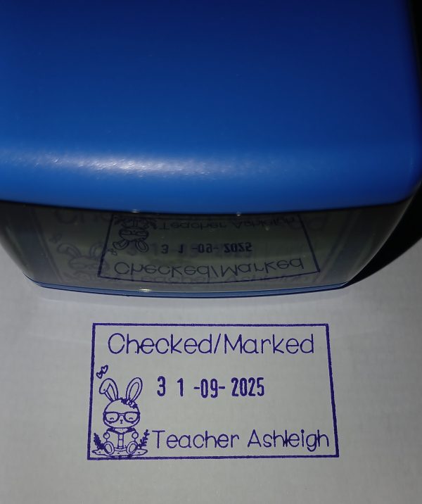 Bunny 24mmx41mm adjustable date stamp