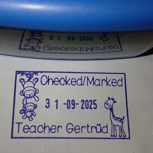 Safari 24mmx41mm adjustable date stamp