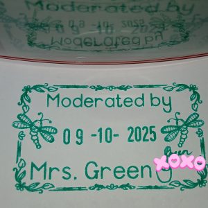 Dragonfly 30mmx50mm adjustable date stamp