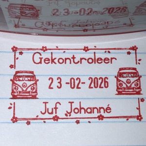 Mini Van 30mmx50mm dater stamp