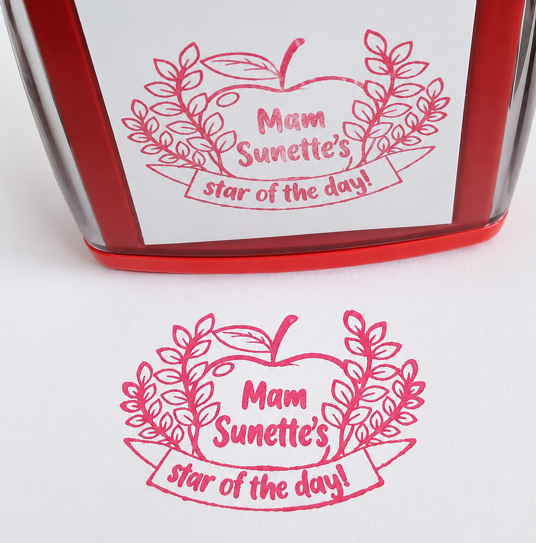 32mmx32mm self inking stamp
