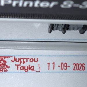 Robot 10mmx45mm adjustable date stamp