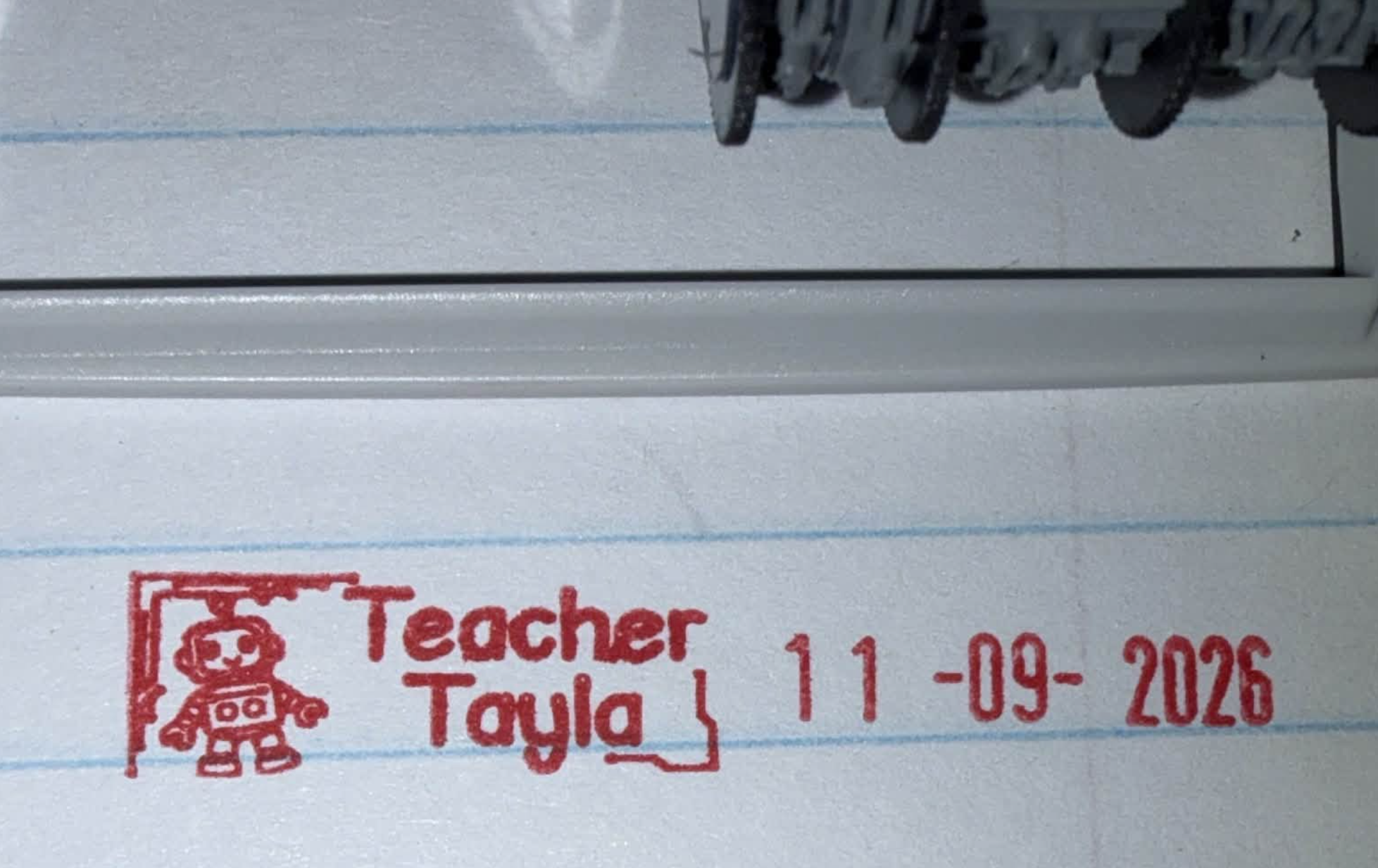 Robot 10mmx45mm adjustable date stamp - Image 2