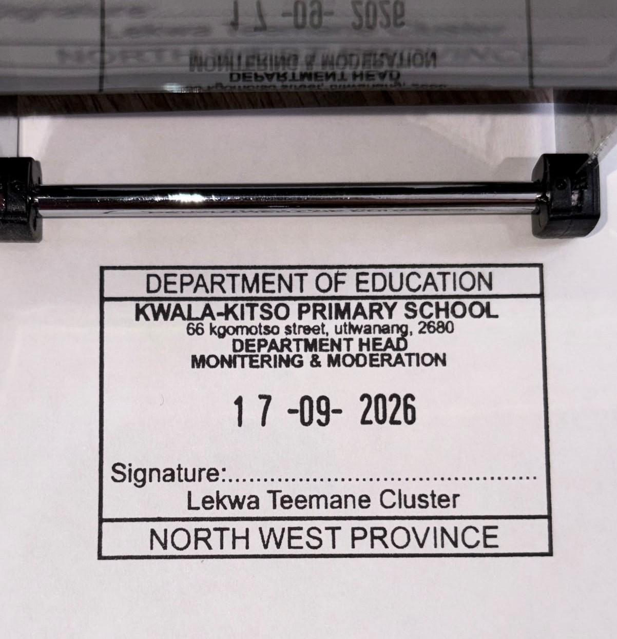 64mmx40mm Heavy Duty Adjustable Date Stamp