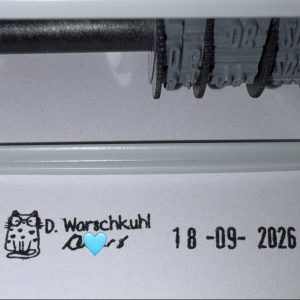 Cat 10mmx45mm adjustable date stamp