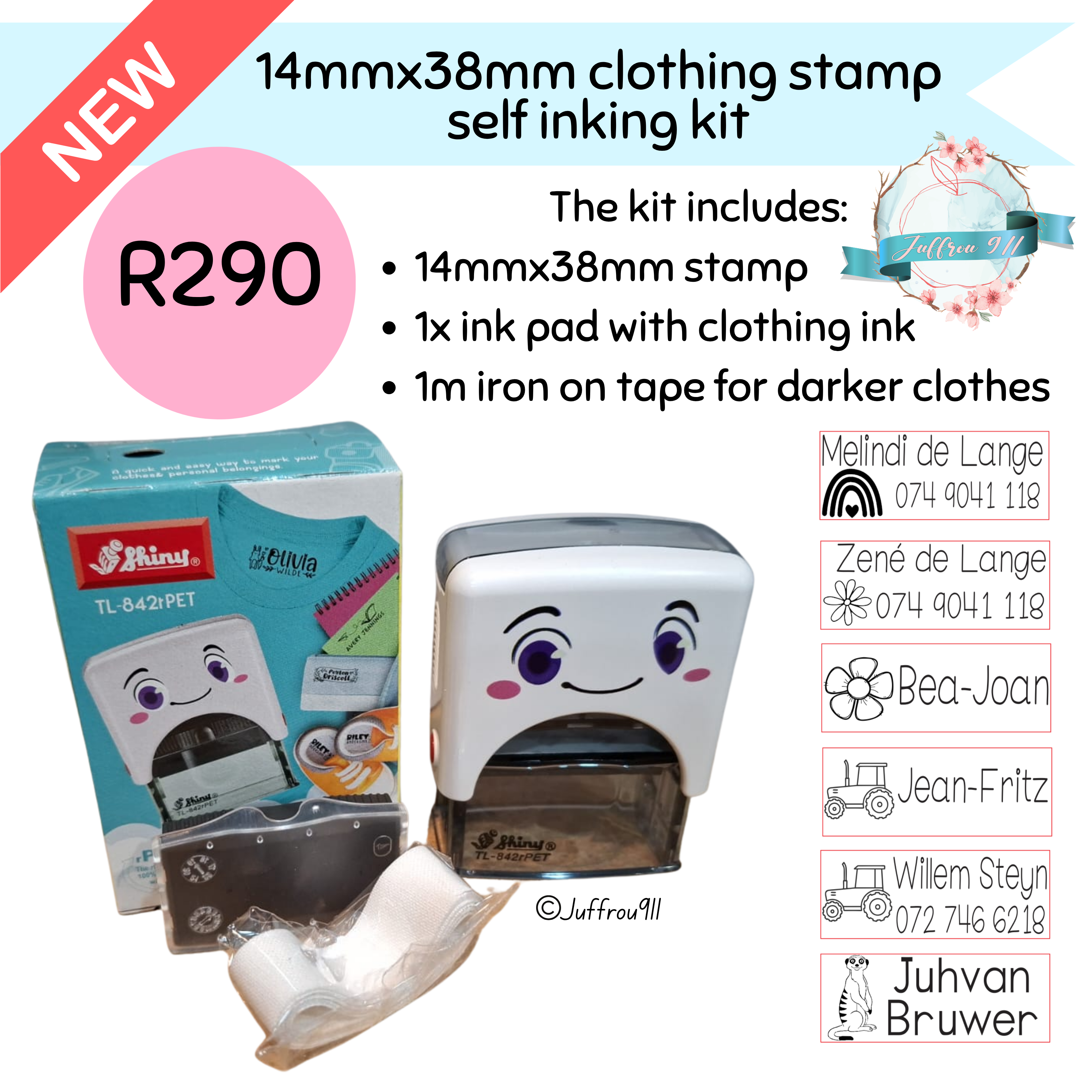 Clothing Marker Kit - Only available in black clothing ink